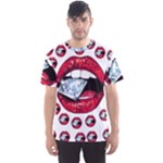 Lips & Diamonds CBDOilPrincess 62cd68e7-1aab-47ac-986a-7899c6d06da7 Men s Sport Mesh Tee