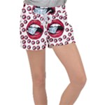 Lips & Diamonds CBDOilPrincess 62cd68e7-1aab-47ac-986a-7899c6d06da7 Velour Lounge Shorts