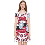 Lips & Diamonds CBDOilPrincess 62cd68e7-1aab-47ac-986a-7899c6d06da7 Inside Out Cap Sleeve Dress