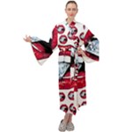 Lips & Diamonds CBDOilPrincess 62cd68e7-1aab-47ac-986a-7899c6d06da7 Maxi Velour Kimono