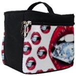 Lips & Diamonds CBDOilPrincess 62cd68e7-1aab-47ac-986a-7899c6d06da7 Make Up Travel Bag (Big)