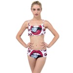 Lips & Diamonds CBDOilPrincess 62cd68e7-1aab-47ac-986a-7899c6d06da7 Layered Top Bikini Set