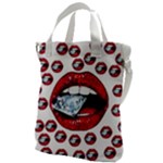 Lips & Diamonds CBDOilPrincess 62cd68e7-1aab-47ac-986a-7899c6d06da7 Canvas Messenger Bag