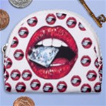 Lips & Diamonds CBDOilPrincess 62cd68e7-1aab-47ac-986a-7899c6d06da7 Horseshoe Style Canvas Pouch