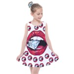 Lips & Diamonds CBDOilPrincess 62cd68e7-1aab-47ac-986a-7899c6d06da7 Kids  Summer Dress
