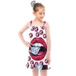 Lips & Diamonds CBDOilPrincess 62cd68e7-1aab-47ac-986a-7899c6d06da7 Kids  Overall Dress