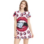 Lips & Diamonds CBDOilPrincess 62cd68e7-1aab-47ac-986a-7899c6d06da7 Women s Sports Skirt