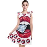 Lips & Diamonds CBDOilPrincess 62cd68e7-1aab-47ac-986a-7899c6d06da7 Tie Up Tunic Dress
