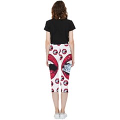 Inside Out Lightweight Velour Capri Leggings  