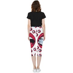 Inside Out Lightweight Velour Capri Leggings  