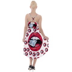 High-Low Halter Chiffon Dress  