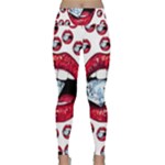 Lips & Diamonds CBDOilPrincess 62cd68e7-1aab-47ac-986a-7899c6d06da7 Lightweight Velour Classic Yoga Leggings
