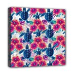 Tropical Flowers Turtles CBDOilPrincess Edf1ea6f-2cc5-4f0b-a5cc-9c146c7d79e4 Mini Canvas 8  x 8  (Stretched)