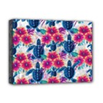 Tropical Flowers Turtles CBDOilPrincess Edf1ea6f-2cc5-4f0b-a5cc-9c146c7d79e4 Deluxe Canvas 16  x 12  (Stretched) 