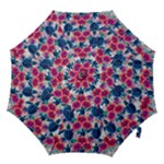 Tropical Flowers Turtles CBDOilPrincess Edf1ea6f-2cc5-4f0b-a5cc-9c146c7d79e4 Hook Handle Umbrellas (Medium)