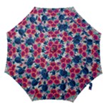Tropical Flowers Turtles CBDOilPrincess Edf1ea6f-2cc5-4f0b-a5cc-9c146c7d79e4 Hook Handle Umbrellas (Small)
