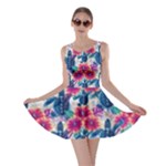 Tropical Flowers Turtles CBDOilPrincess Edf1ea6f-2cc5-4f0b-a5cc-9c146c7d79e4 Skater Dress