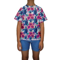 Kids  Short Sleeve Swimwear 