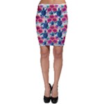 Tropical Flowers Turtles CBDOilPrincess Edf1ea6f-2cc5-4f0b-a5cc-9c146c7d79e4 Bodycon Skirt