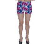 Tropical Flowers Turtles CBDOilPrincess Edf1ea6f-2cc5-4f0b-a5cc-9c146c7d79e4 Skinny Shorts