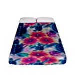 Tropical Flowers Turtles CBDOilPrincess Edf1ea6f-2cc5-4f0b-a5cc-9c146c7d79e4 Fitted Sheet (Full/ Double Size)