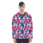 Tropical Flowers Turtles CBDOilPrincess Edf1ea6f-2cc5-4f0b-a5cc-9c146c7d79e4 Men s Hooded Windbreaker