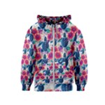 Tropical Flowers Turtles CBDOilPrincess Edf1ea6f-2cc5-4f0b-a5cc-9c146c7d79e4 Kids  Zipper Hoodie