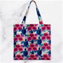 Zipper Grocery Tote Bag 