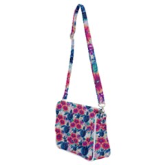 Shoulder Bag with Back Zipper 
