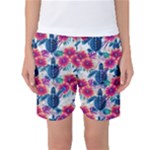 Tropical Flowers Turtles CBDOilPrincess Edf1ea6f-2cc5-4f0b-a5cc-9c146c7d79e4 Women s Basketball Shorts