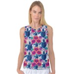 Tropical Flowers Turtles CBDOilPrincess Edf1ea6f-2cc5-4f0b-a5cc-9c146c7d79e4 Women s Basketball Tank Top