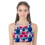 Tropical Flowers Turtles CBDOilPrincess Edf1ea6f-2cc5-4f0b-a5cc-9c146c7d79e4 Tank Bikini Top