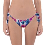 Tropical Flowers Turtles CBDOilPrincess Edf1ea6f-2cc5-4f0b-a5cc-9c146c7d79e4 Reversible Bikini Bottom