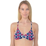 Tropical Flowers Turtles CBDOilPrincess Edf1ea6f-2cc5-4f0b-a5cc-9c146c7d79e4 Reversible Tri Bikini Top