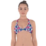 Tropical Flowers Turtles CBDOilPrincess Edf1ea6f-2cc5-4f0b-a5cc-9c146c7d79e4 Halter Neck Bikini Top