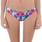 Tropical Flowers Turtles CBDOilPrincess Edf1ea6f-2cc5-4f0b-a5cc-9c146c7d79e4 Reversible Hipster Bikini Bottoms