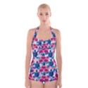 Boyleg Halter Swimsuit  