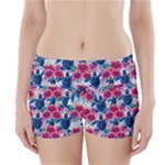 Tropical Flowers Turtles CBDOilPrincess Edf1ea6f-2cc5-4f0b-a5cc-9c146c7d79e4 Boyleg Bikini Wrap Bottoms