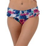 Tropical Flowers Turtles CBDOilPrincess Edf1ea6f-2cc5-4f0b-a5cc-9c146c7d79e4 Frill Bikini Bottom