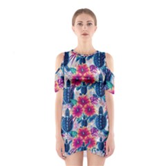 Shoulder Cutout One Piece Dress 