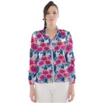 Tropical Flowers Turtles CBDOilPrincess Edf1ea6f-2cc5-4f0b-a5cc-9c146c7d79e4 Women s Windbreaker