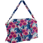 Tropical Flowers Turtles CBDOilPrincess Edf1ea6f-2cc5-4f0b-a5cc-9c146c7d79e4 Canvas Crossbody Bag