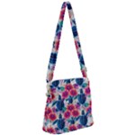 Tropical Flowers Turtles CBDOilPrincess Edf1ea6f-2cc5-4f0b-a5cc-9c146c7d79e4 Zipper Messenger Bag