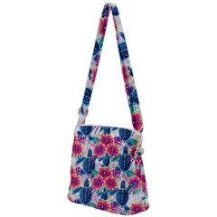 Zipper Messenger Bag 