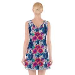 V-Neck Sleeveless Dress 