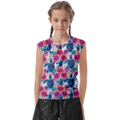Kids  Raglan Cap Sleeve T-Shirt 