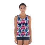 Tropical Flowers Turtles CBDOilPrincess Edf1ea6f-2cc5-4f0b-a5cc-9c146c7d79e4 Sport Tank Top 