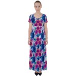 Tropical Flowers Turtles CBDOilPrincess Edf1ea6f-2cc5-4f0b-a5cc-9c146c7d79e4 High Waist Short Sleeve Maxi Dress