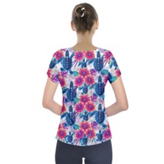 Short Sleeve Front Detail Top 