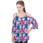 Tropical Flowers Turtles CBDOilPrincess Edf1ea6f-2cc5-4f0b-a5cc-9c146c7d79e4 Flutter Tees